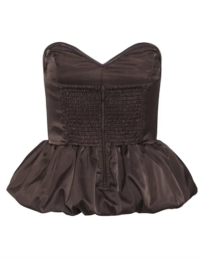 Gestuz - GZElva Corsage Top - Deep Plum 